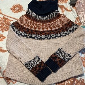 Madewell Multicolor Turtleneck Sweater
